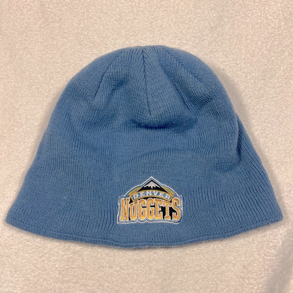 NBA - Denver Nuggets - Light Blue Beanie Cap Hat